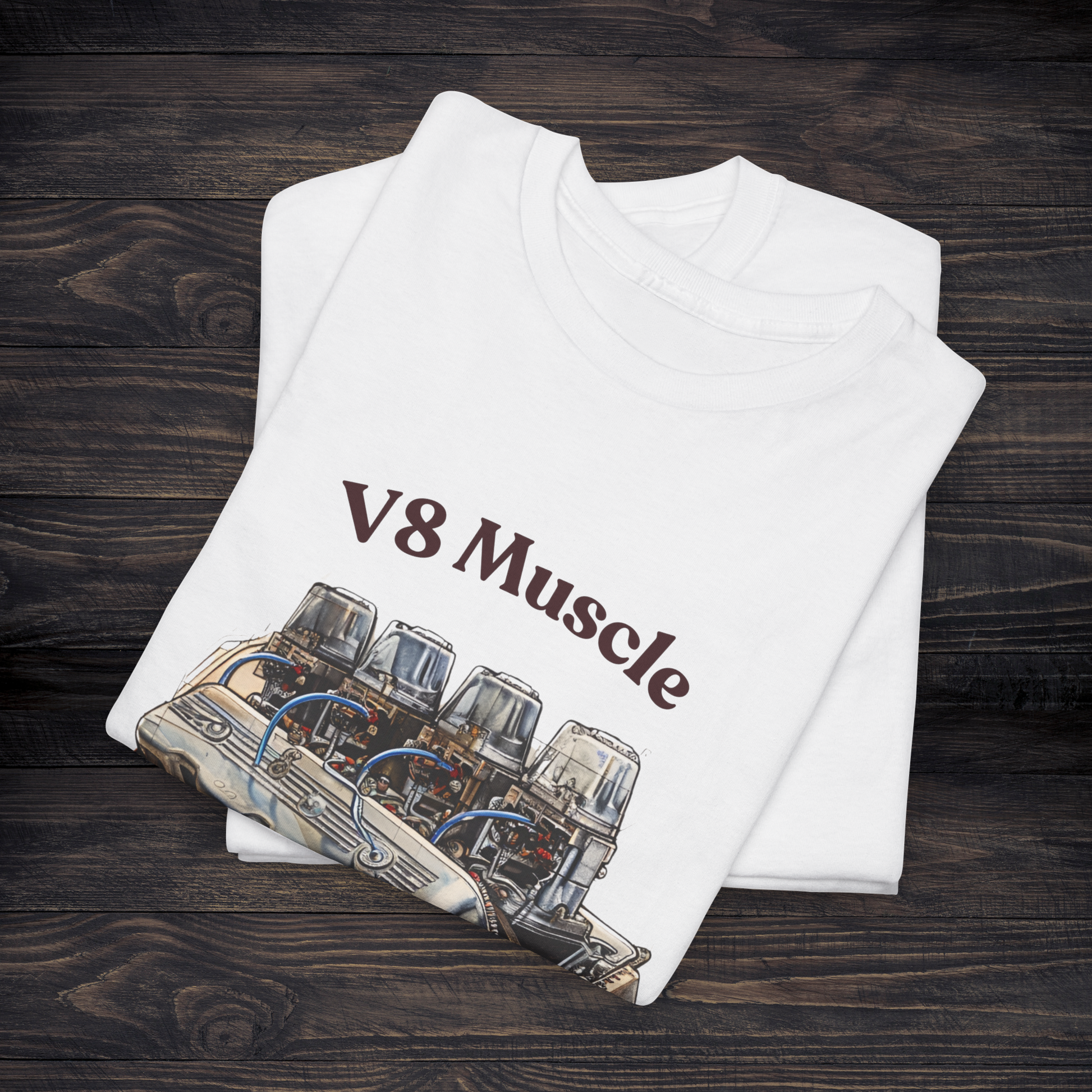 V8 Muscle Print Tees