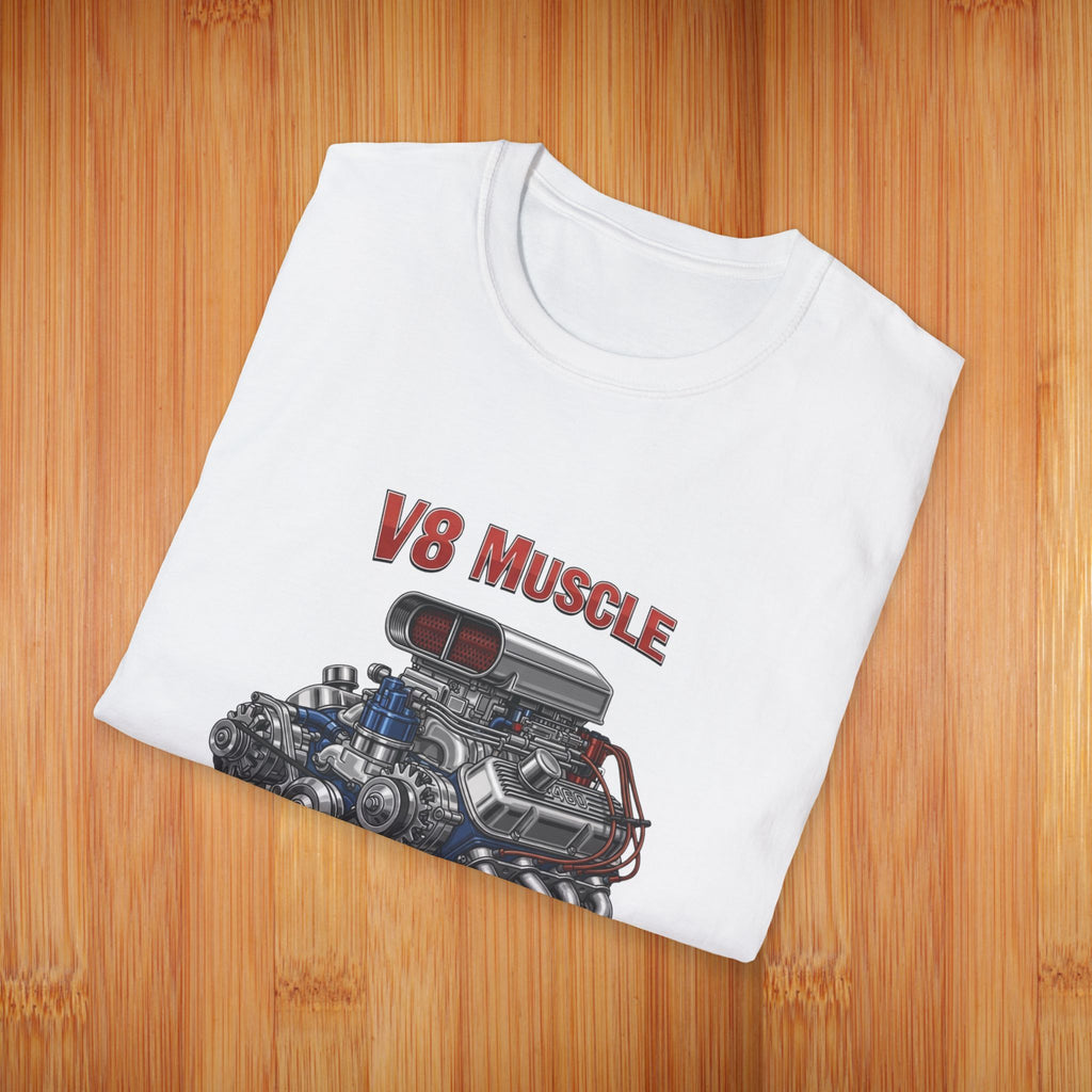 Supercharged V8 Engine Tees