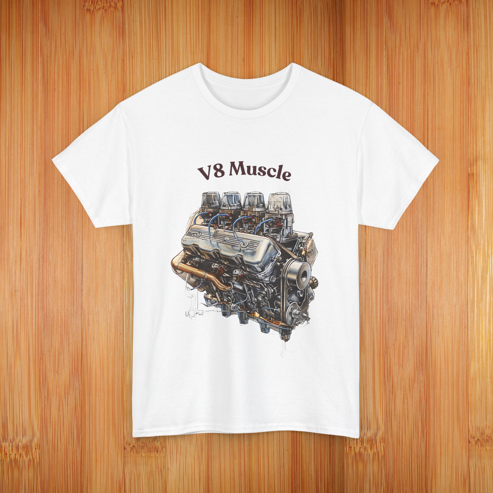 V8 Muscle Print Tees