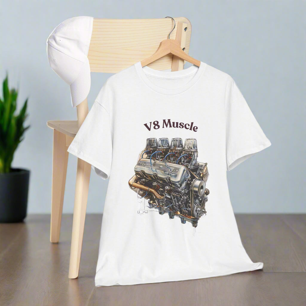 V8 Muscle Print Tees