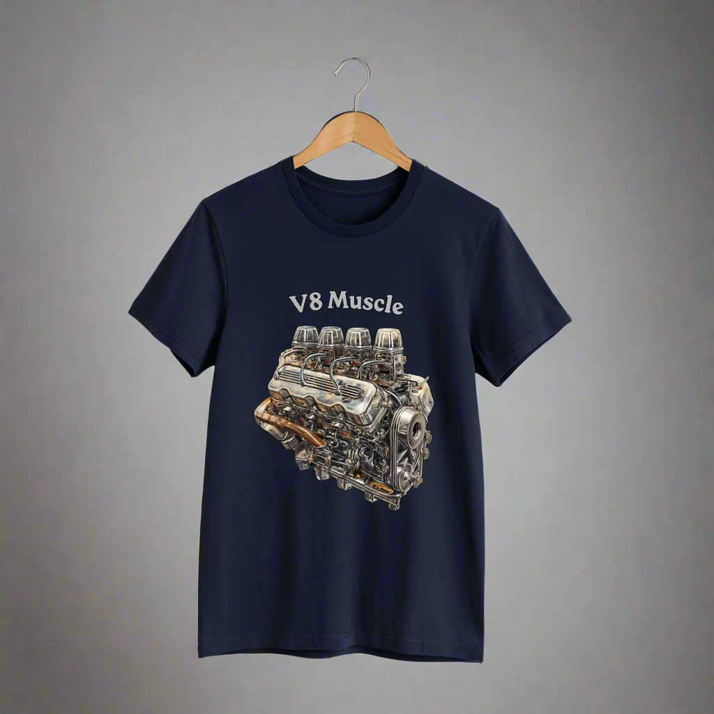 V8 Muscle Print Tees